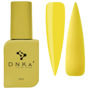 DNKa Cover Base 0021 Sunny Yellow 12ml premium camouflage base for perfect nails