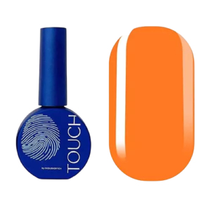 Touch Neon Base #09 neon gel polish bottle, 13ml orange shade